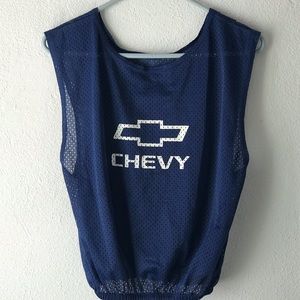 Vintage Chevy Mesh Shirt? Crop Top? Half Shirt?